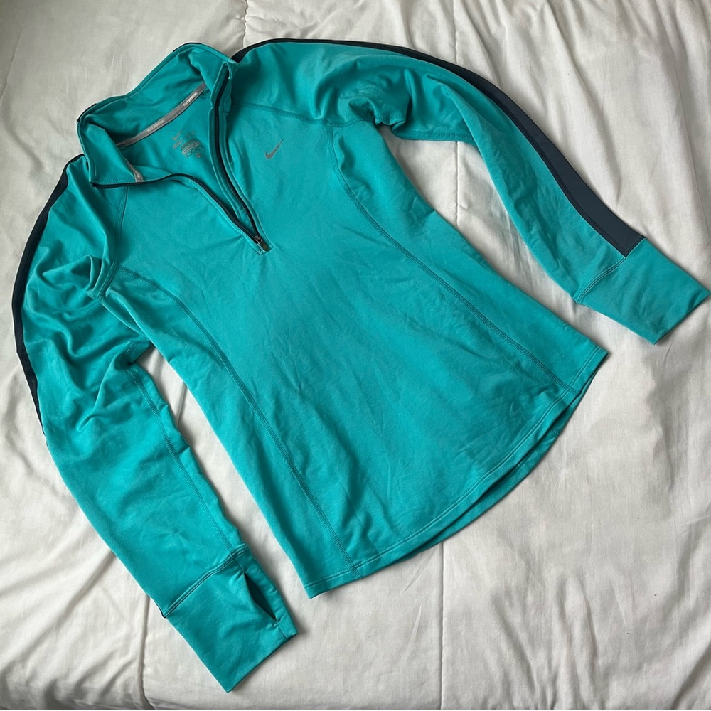 NIKE DRI FIT WOMENS RUNNING QUARTER ZIP JACKET
